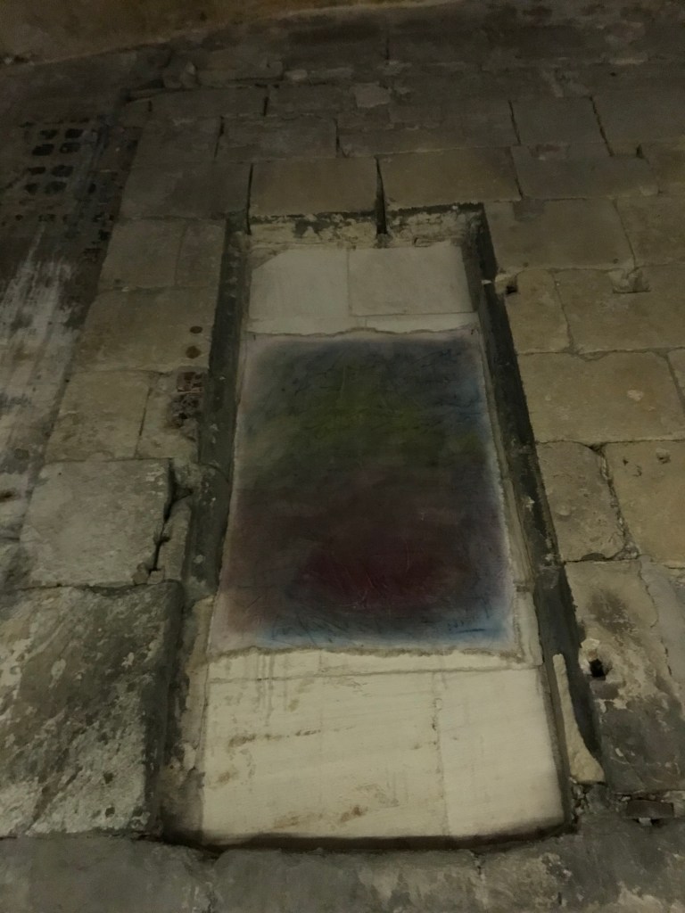 abstract text-oriented painting by Diana Hajji